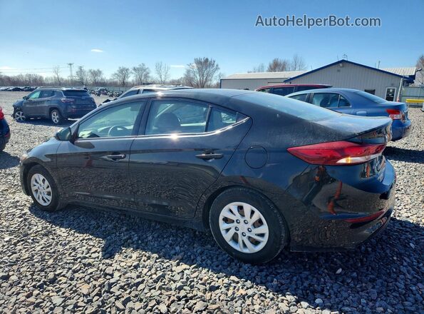 5NPD74LF2JH355308 2018 HYUNDAI ELANTRA Black უკანა მარცხენა