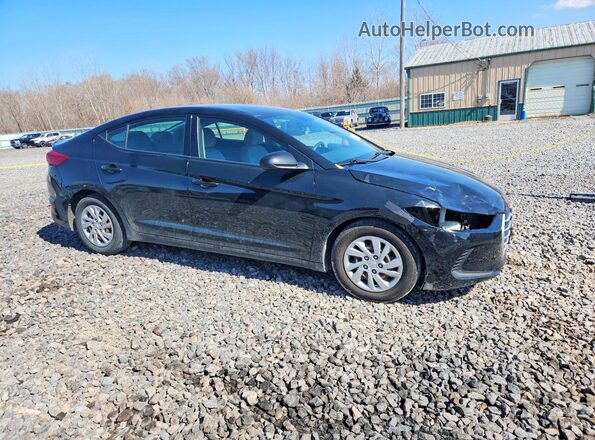 5NPD74LF2JH355308 2018 HYUNDAI ELANTRA Black წინა მარჯვენა