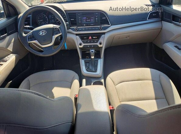 5NPD74LF2JH355308 2018 HYUNDAI ELANTRA Black წინა პანელის ხედი