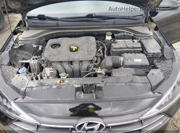 5NPD74LF2KH465843 2019 HYUNDAI ELANTRA Black Հետևի տեսք