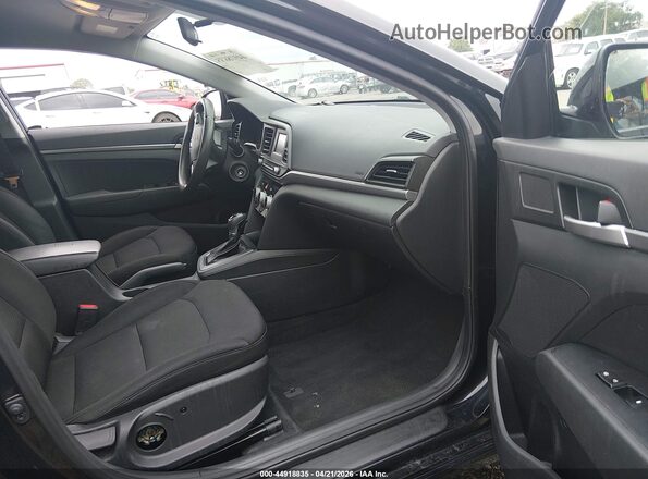 5NPD74LF2KH465843 2019 HYUNDAI ELANTRA Black Սալոնի դիմացի տեսք