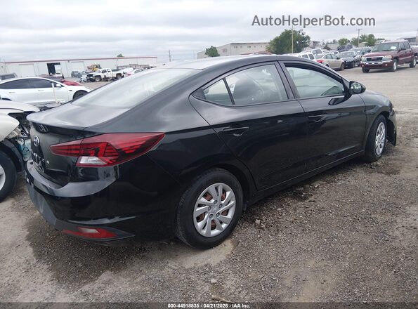 5NPD74LF2KH465843 2019 HYUNDAI ELANTRA Black Հետևի աջ