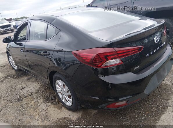 5NPD74LF2KH465843 2019 HYUNDAI ELANTRA Black Հետևի ձախ