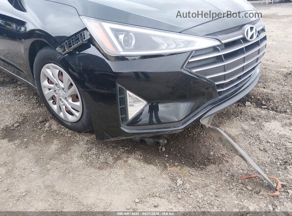 5NPD74LF2KH465843 2019 HYUNDAI ELANTRA Black Դիմացի տեսք