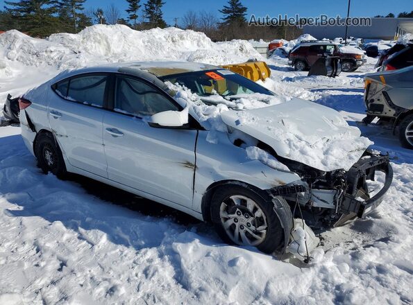 5NPD74LF2KH488930 2019 HYUNDAI ELANTRA White Przód prawy