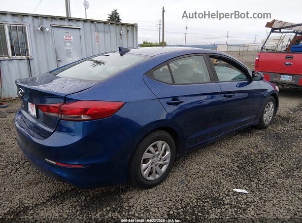 5NPD74LF3HH094507 2017 HYUNDAI ELANTRA Blue Tył prawy