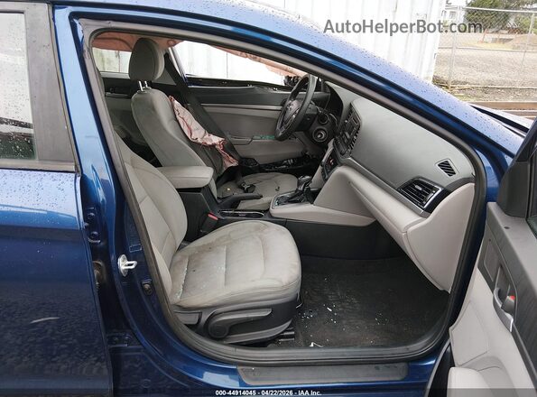 5NPD74LF3HH094507 2017 HYUNDAI ELANTRA Blue Widok wnętrza z przodu