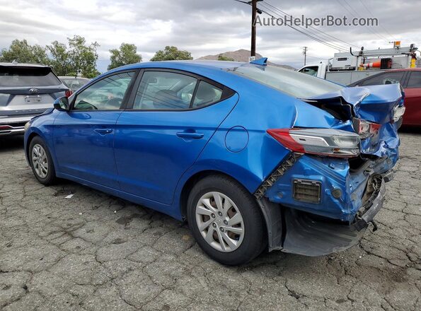 5NPD74LF3HH165348 2017 HYUNDAI ELANTRA Синий Задняя левая четверть