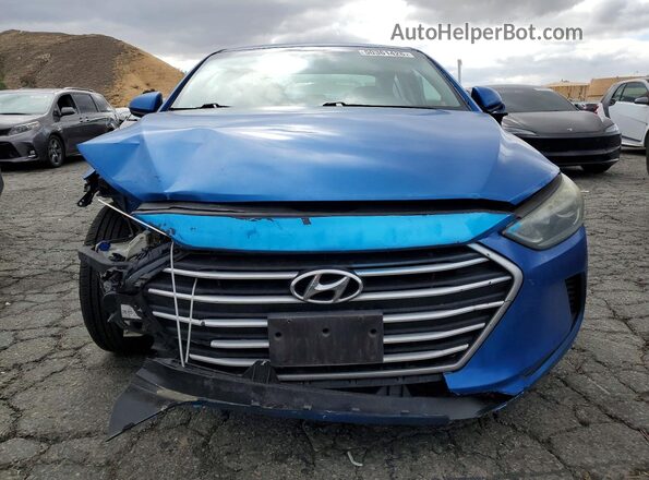 5NPD74LF3HH165348 2017 HYUNDAI ELANTRA Синий Вид спереди