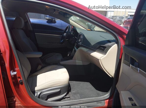 5NPD74LF3KH482179 2019 HYUNDAI ELANTRA Red Սալոնի դիմացի տեսք