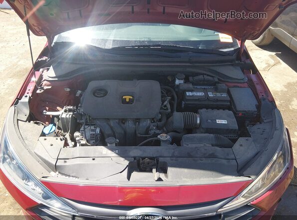 5NPD74LF3KH482179 2019 HYUNDAI ELANTRA Red Հետևի տեսք