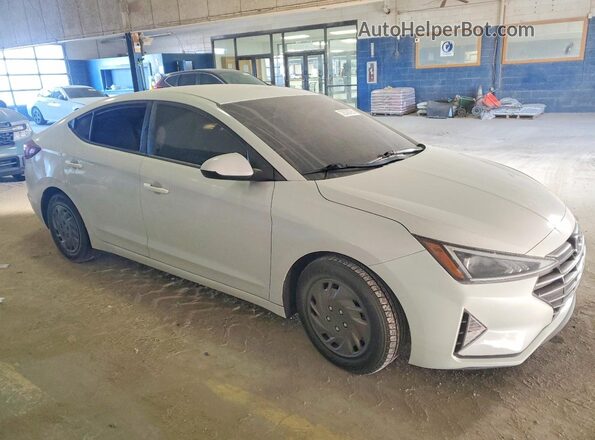 5NPD74LF4KH481493 2019 HYUNDAI ELANTRA Белый Передняя правая четверть