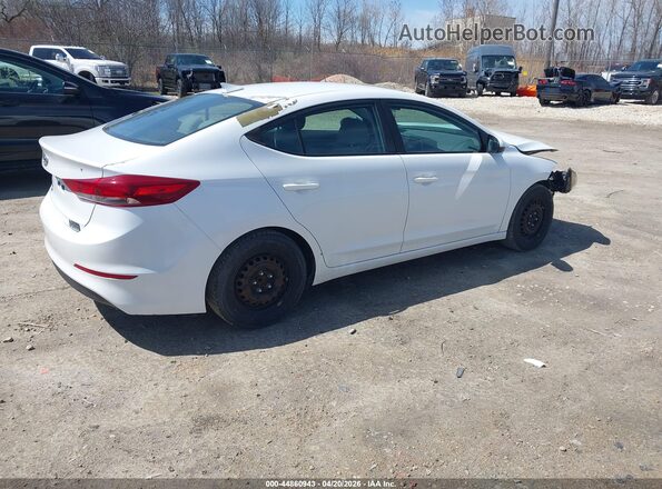 5NPD74LF5HH103434 2017 HYUNDAI ELANTRA White Rear right