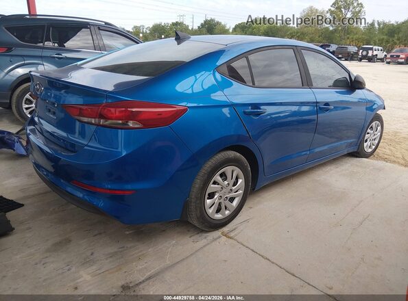 5NPD74LF5HH174939 2017 HYUNDAI ELANTRA Blue უკანა მარჯვენა
