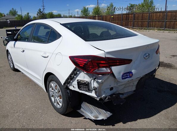 5NPD74LF5KH430021 2019 HYUNDAI ELANTRA White 
