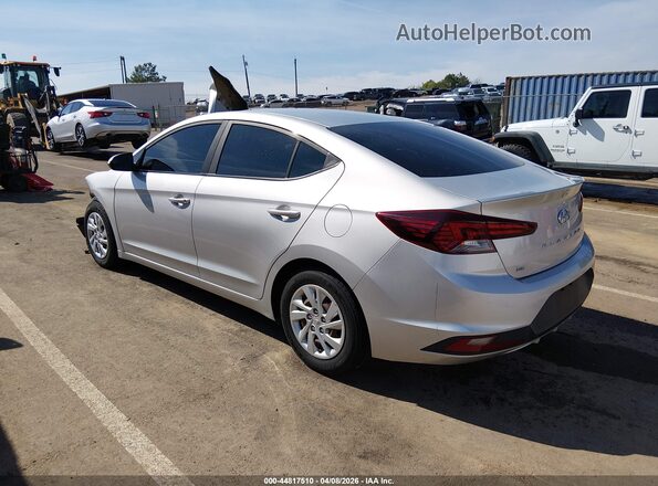5NPD74LF5KH439429 2019 HYUNDAI ELANTRA Silver Trasero izquierdo