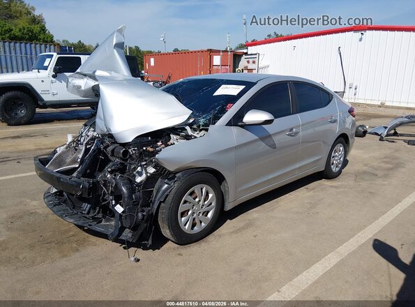5NPD74LF5KH439429 2019 HYUNDAI ELANTRA Silver Vista tres cuartos delantera izquierda