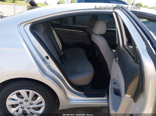 5NPD74LF5KH439429 2019 HYUNDAI ELANTRA Silver Vista de la etiqueta del VIN