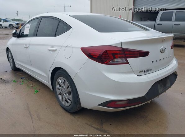 5NPD74LF5KH496424 2019 HYUNDAI ELANTRA White Rear left