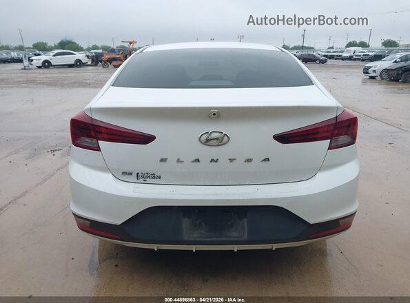 5NPD74LF5KH496424 2019 HYUNDAI ELANTRA White 