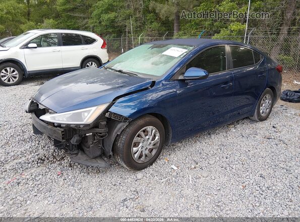 5NPD74LF5LH520710 2020 HYUNDAI ELANTRA Blue Front left