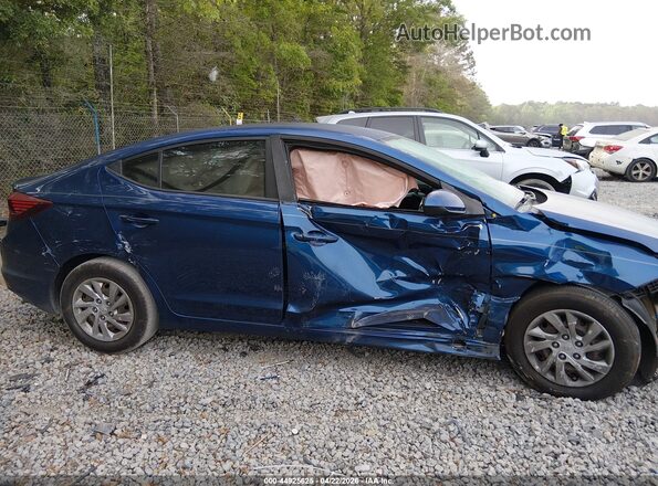 5NPD74LF5LH520710 2020 HYUNDAI ELANTRA Blue Front view