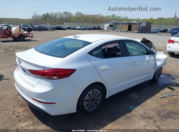 5NPD74LF6JH396489 2018 HYUNDAI ELANTRA White Tył prawy