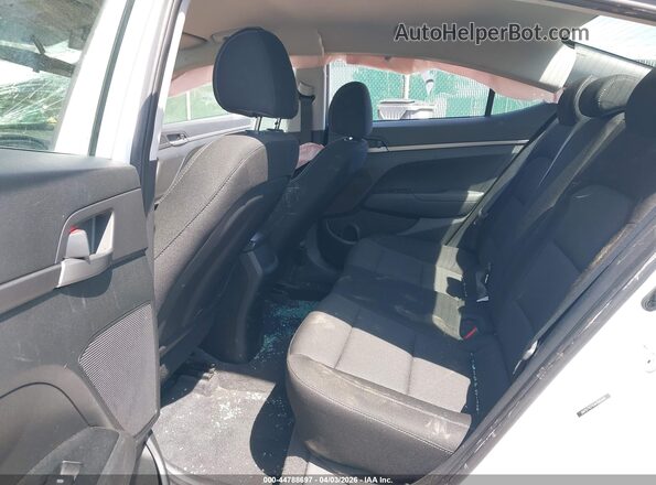 5NPD74LF6JH396489 2018 HYUNDAI ELANTRA White Widok naklejki z numerem VIN