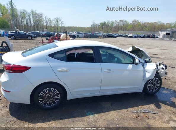 5NPD74LF6JH396489 2018 HYUNDAI ELANTRA White Widok wnętrza 360 stopni