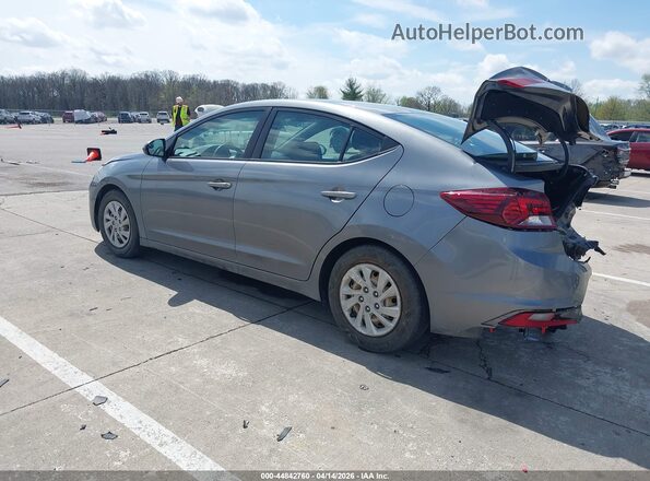 5NPD74LF6KH452660 2019 HYUNDAI ELANTRA Gray უკანა მარცხენა