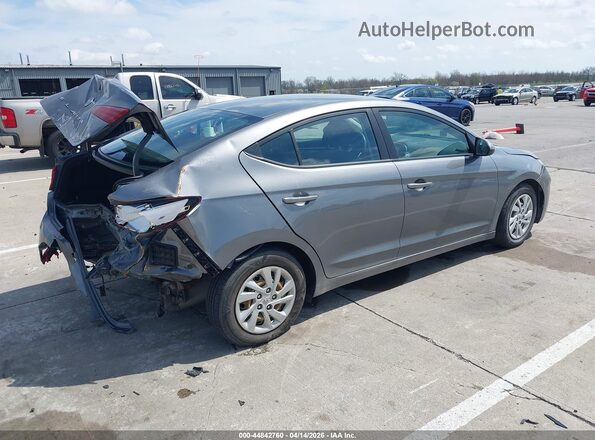 5NPD74LF6KH452660 2019 HYUNDAI ELANTRA Gray უკანა მარჯვენა