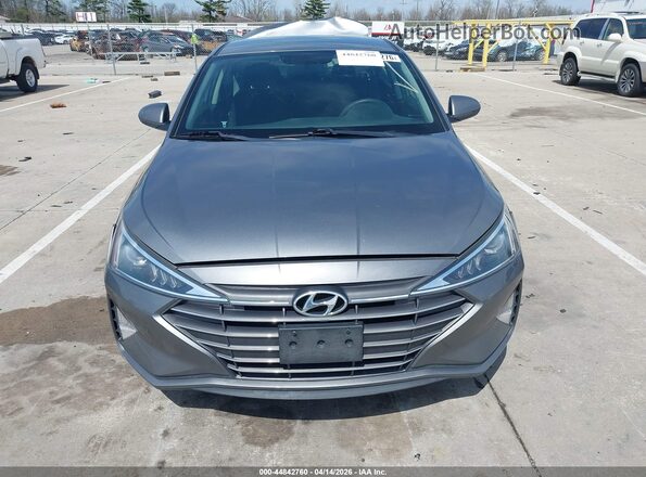 5NPD74LF6KH452660 2019 HYUNDAI ELANTRA Gray ხელსაწყოთა პანელის ხედი
