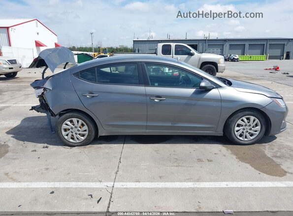 5NPD74LF6KH452660 2019 HYUNDAI ELANTRA Gray უკანა სალონის ხედი