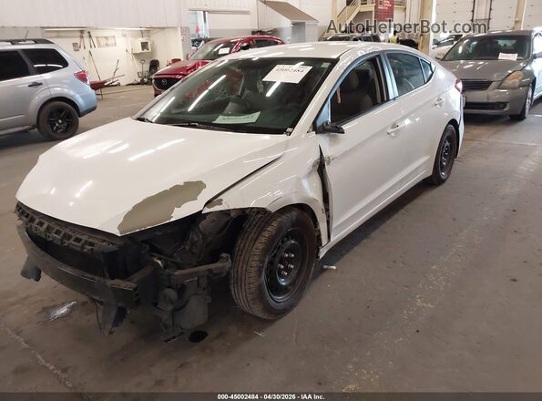5NPD74LF7HH202014 2017 HYUNDAI ELANTRA White Առջևի ձախ երեք քառորդ տեսարան