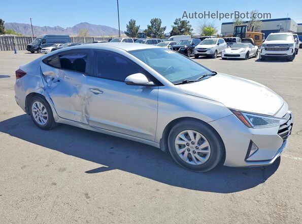 5NPD74LF7KH480676 2019 HYUNDAI ELANTRA Silver Передня права чверть