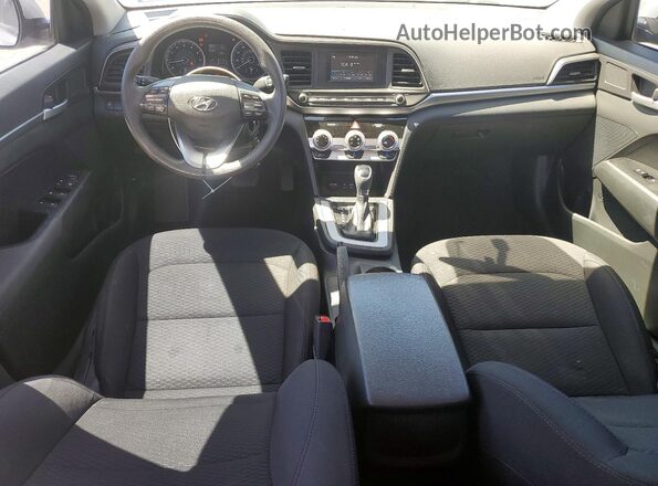 5NPD74LF7KH480676 2019 HYUNDAI ELANTRA Silver Вид панелі приладів
