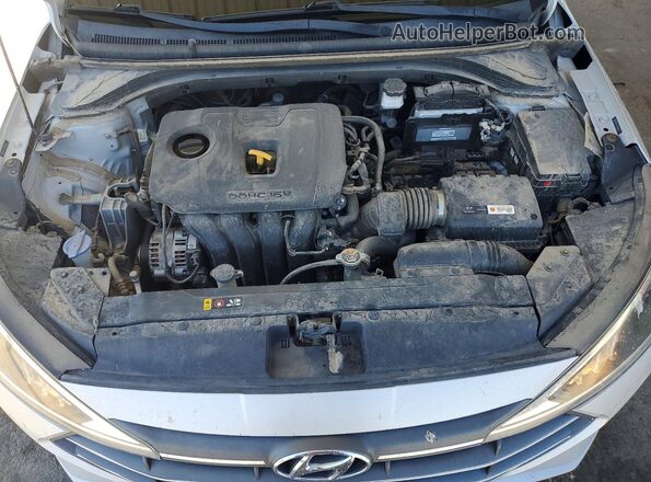 5NPD74LF7KH480676 2019 HYUNDAI ELANTRA Silver Вид задньої частини салону