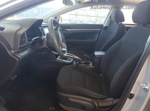 5NPD74LF7KH480676 2019 HYUNDAI ELANTRA Silver Вид салону спереду