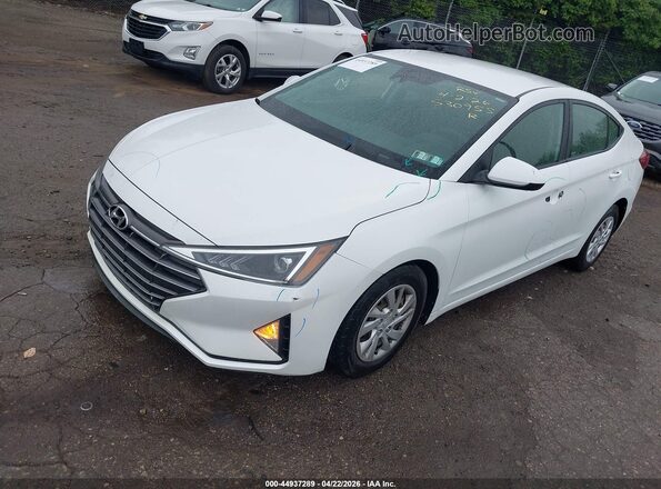 5NPD74LF8LH530955 2020 HYUNDAI ELANTRA White Front left