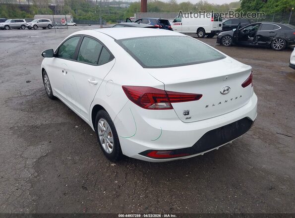 5NPD74LF8LH530955 2020 HYUNDAI ELANTRA White Rear left