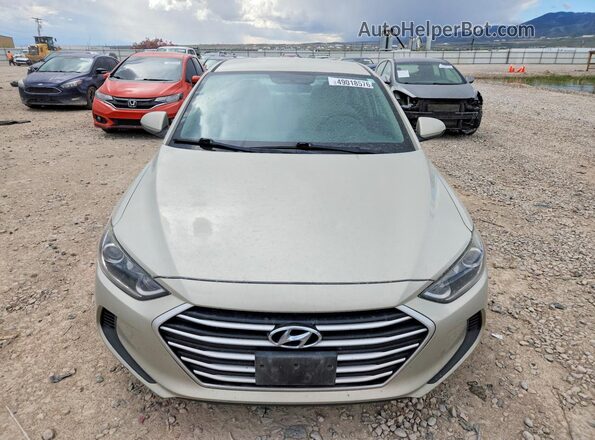 5NPD74LF9HH148652 2017 HYUNDAI ELANTRA Серебряный Вид спереди