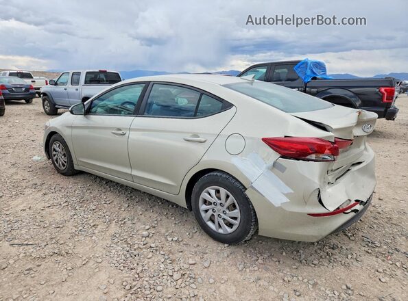 5NPD74LF9HH148652 2017 HYUNDAI ELANTRA Серебряный Задняя левая четверть