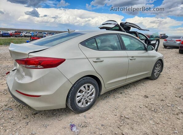 5NPD74LF9HH148652 2017 HYUNDAI ELANTRA Серебряный Задняя правая четверть