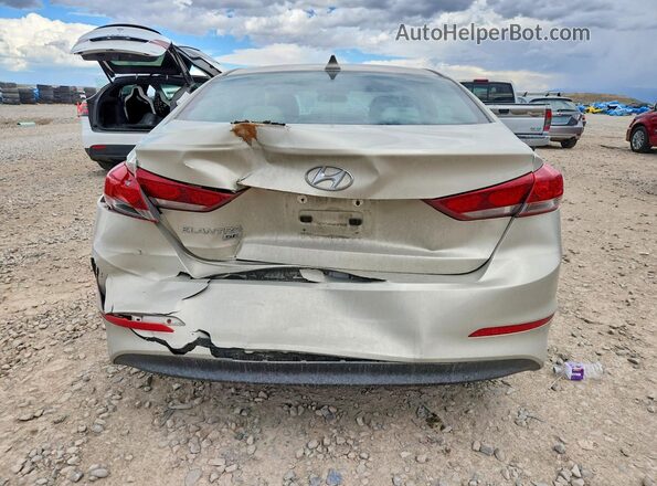 5NPD74LF9HH148652 2017 HYUNDAI ELANTRA Серебряный Вид сзади