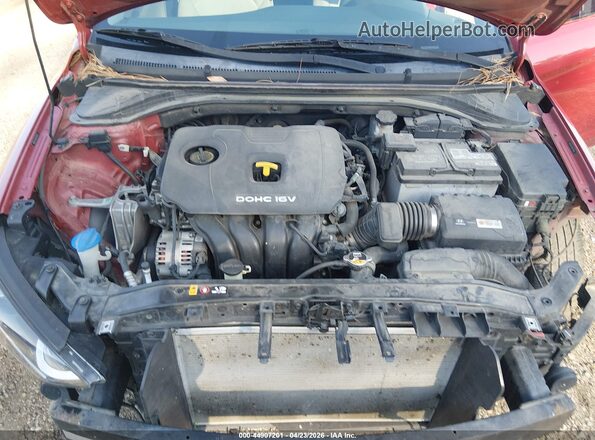 5NPD74LFXHH174550 2017 HYUNDAI ELANTRA Red უკანა ხედი