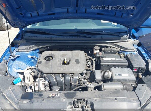 5NPD74LFXKH476895 2019 HYUNDAI ELANTRA Blue უკანა ხედი