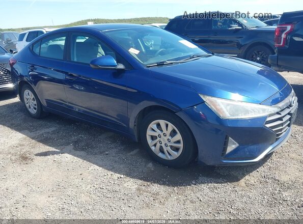 5NPD74LFXKH476895 2019 HYUNDAI ELANTRA Blue წინა ხედი