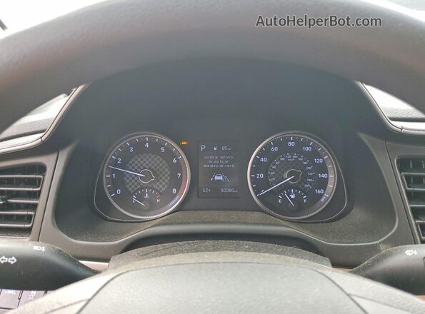 5NPD74LFXLH599159 2020 HYUNDAI ELANTRA Black Вид щитка приладів