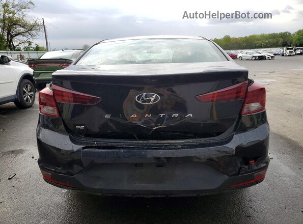 5NPD74LFXLH599159 2020 HYUNDAI ELANTRA Black Вид ззаду
