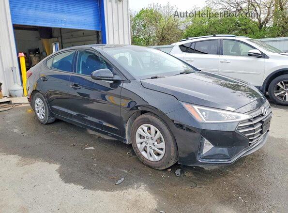 5NPD74LFXLH599159 2020 HYUNDAI ELANTRA Black Передня права чверть